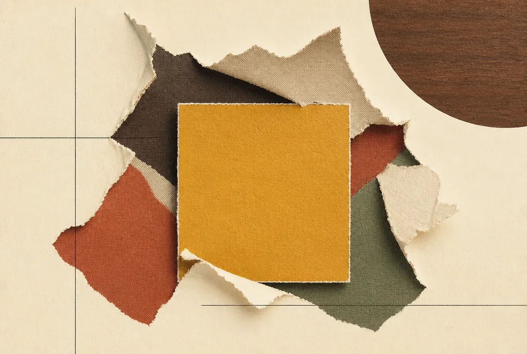003-jobs-friends-were-right-2 A neatly cut square of gold-brown paper pushed into a ragged torn hole in a cream sheet. The hole is a different shape, so the edges do not line up and the paper crumples around it.